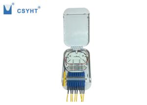 China 8 fibers indoor FTTH box plastic wall mounted fiber optic terminal box wholesale