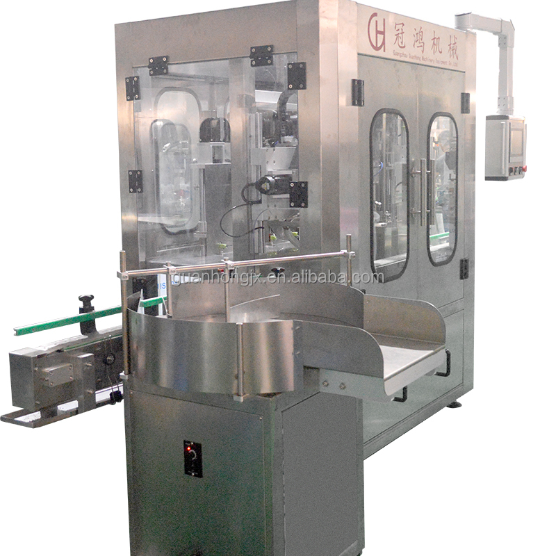 Video Outgoing-Inspection 4 Heads Liquid Filling Machine for Sulfuric Acid Solution