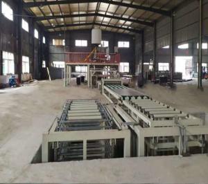 China Semi Automatic Fiber Cement Board Heavy Duty Sandwich Wall Panel Production Line wholesale