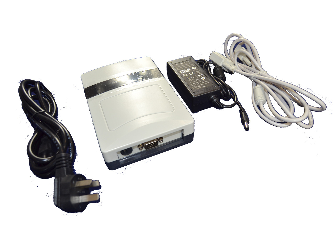 White UHF RFID Desktop Reader For Marathon Timing ISO18000 - 6B