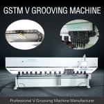Heavy Duty V Groover Machine For Cupboard Making Machine Hydraulic Press