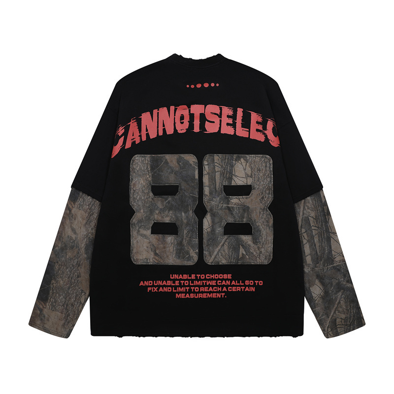 Customized Heavyweight 100% Cotton Washed Digital Print Blank Design Breathable Vintage Oversized Raglan Sleeve T-shirt for Men
