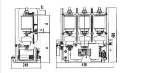 China Electric Vacuum Contactor Unit , Ac Power Contactor For Metallurgy Distribution System wholesale
