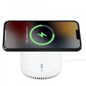 China 15W Wireless Charger Speaker Bluetooth For Mobile Phone Holder ABS Material wholesale