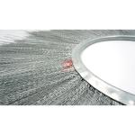 Steel Wire Flat Disc Road Sweeper Brush Crimped Filament For Snow