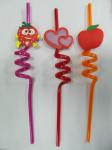Disposables plastic drinking Straws Creative Arts Assorted Colors