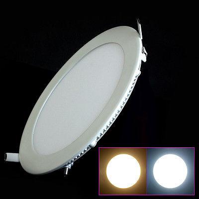 Quality 12w Round, Cool White 6000-6500k Super Bright Ultra-thin LED Panel Light Ceiling Lamps for sale