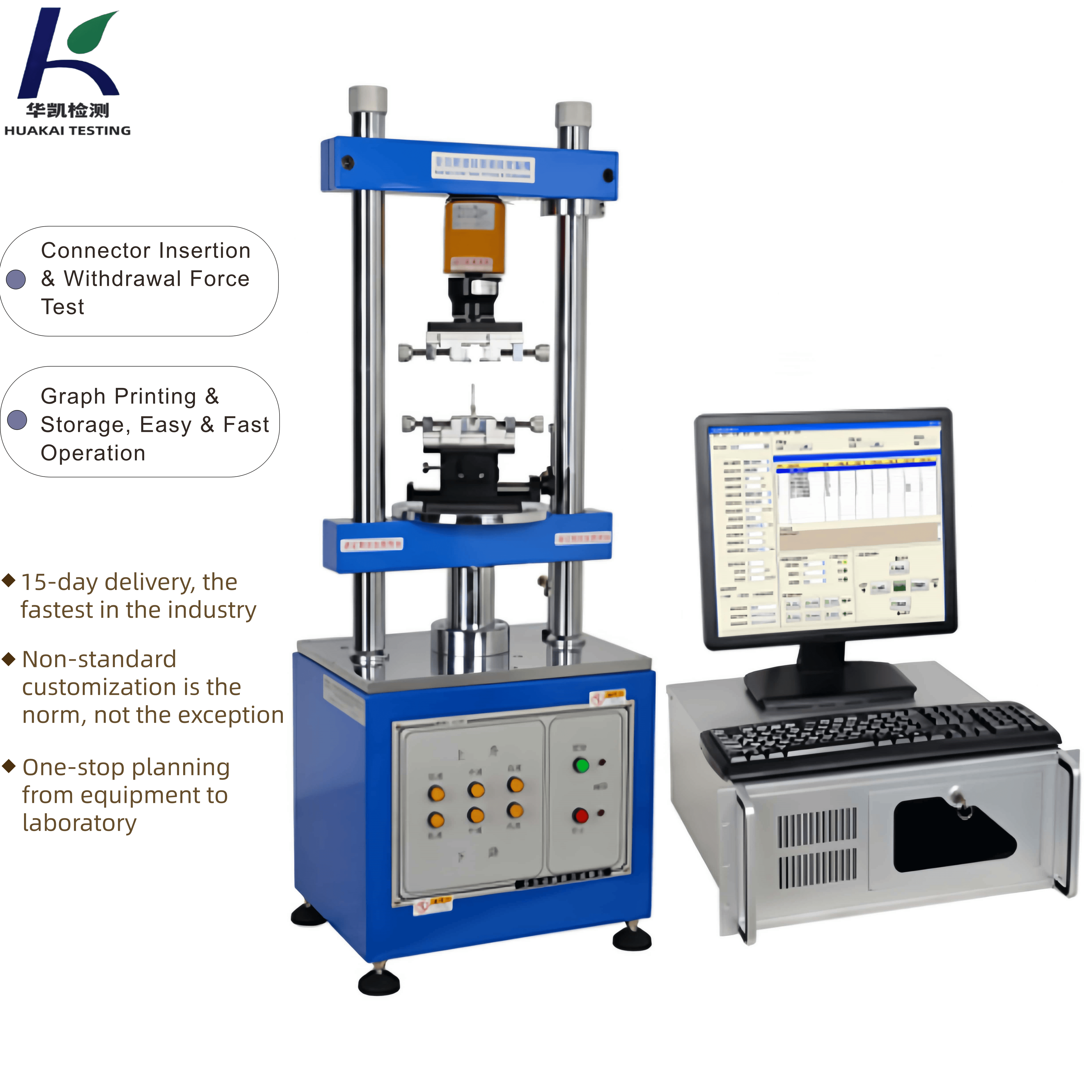 Connector Plug Insertion & Extraction Life Fatigue Testing Machine Universal Switch & Connector Plug Pull Life Testing Machine