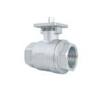 304/316 Stainless Steel Two-Piece Internal Screw Ball Valve with Platform