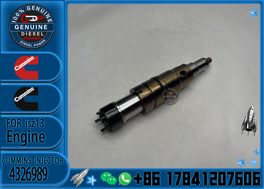 Diesel Fuel Injector 2897320 4307217 4326959 4326989 4397488 For Cummins XPI Engine