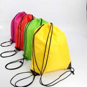 China Non Woven Backpack Reusable Custom Eco Christmas Cartoon Dust Drawstring Gift Bag wholesale