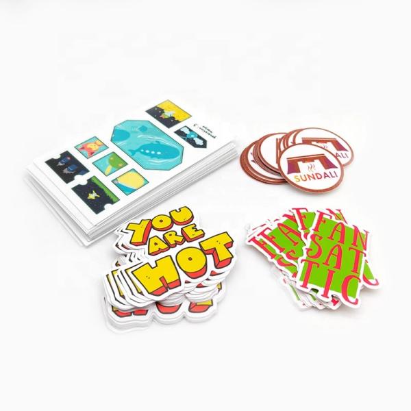 Custom Printing Die Cut Sticker Private Logo Promotional Fragrance Sticker For