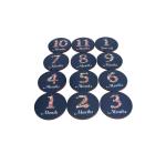 Colored Custom Baby monthly discs -High Quality Smooth surface and water proof