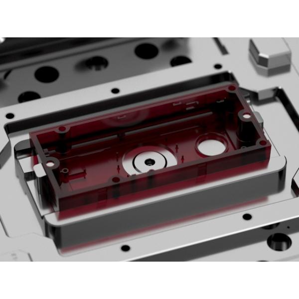 OEM / ODM ： Hot Runner Injection Molding & Transparent Smart Doorbell Upper Shell (1*2) No.23673