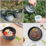 Factory Wholesale Multi-Color Outdoor Cooking Pot Set Durable Ware Tea Pot And