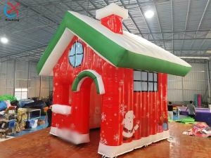 China Manufacturer Inflatable Christmas House Outdoor Holiday Decoration With LED Light wholesale