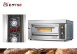 Standard 210w Two Trays One Deck Oven For Pizza Bakery
