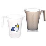 Food Grade BPA Free Plastic Beer Pitcher Stackable Plastic Beer Jug For Bar