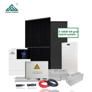 China 6000 Cycles Off Grid Solar System 5KW 10KW All In One For Home wholesale