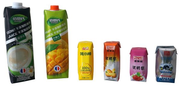 200ml Prisma Juice Aseptic Carton Paper And Aluminum Laminated Packaging
