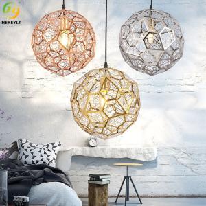 China Gold Stainless Steel Nordic Pendant Light E26 For Showroom Bedroom wholesale