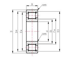 China SL series roller bearings SL1822 Series Cylindrical Roller Bearings SL182214 wholesale