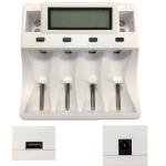 smart lithium battery charger USB LCD Charger 12V 2A