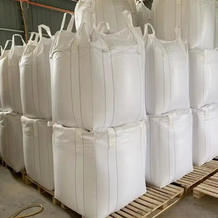 Custom PP FIBC Jumbo Bags Printing Flat Bottom Square Bulk Container
