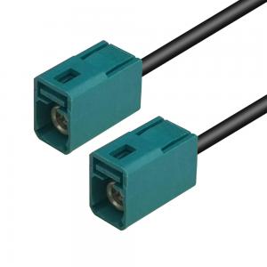 China FAKRA Coax Cable Z-Code WaterBlue Color For In-Car Entertainment and Safety wholesale