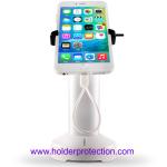 COMER cellphone security alarm holder with metal grip more safer with cable