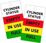 Plastic Tag Waterproof Durable Glossy Safety Tag Printed Logo Cylinder Tag