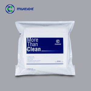 China Polyester Cleanroom Wipers 9x9 Lint Free Class 100 OEM Service wholesale