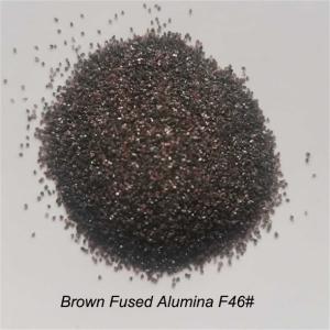 China 9 Mohs Angular F80# Aluminium Oxide Blasting Media wholesale