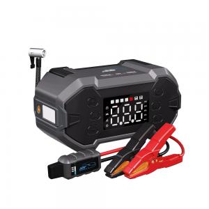 China Mini Size Digital Air Compressor 12V Jump Starter for Inflating and Starting Vehicles on sale