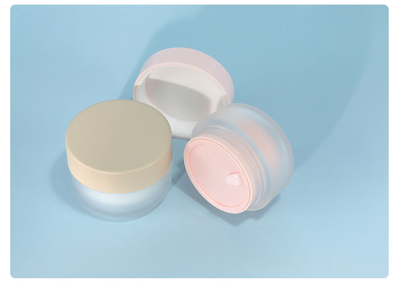 Acrylic Plastic Type 30g 50g Face Cream Jar for Cosmetic Packaging Body Scrub Butter