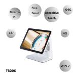 Touch Screen Retail All In One Pos / Cash Register With Free POS Software