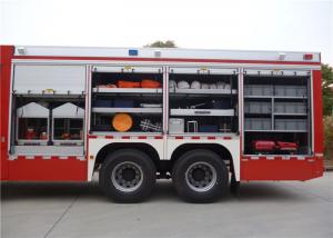 China 6x4 Drive Fire Equipment Truck Firefighter Truck Contains 168 Units Fire Equipments wholesale