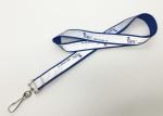 Fashionable Breakaway Badge Lanyards With Woven / Silk Screen Technique