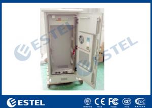 19  Electric Outdoor Telecom Cabinet  With Heat Exchanger Cooling Double Layer