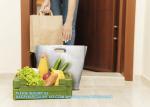 Insulated Foil Bag 8 X 8 X 8 Inch. Pack Insulated Shipping Bags For Food Handles