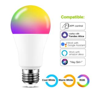 China 85-265V E27 Smart Light Bulb 3200K WiFi Smart LED Lamp App Control wholesale