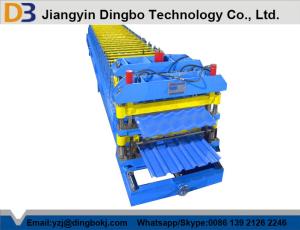 China Steel Tile Roll Forming Machine 18 Groups Rollers / Hydraulic Control System for Fencing wholesale