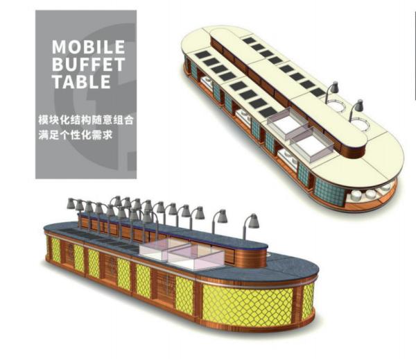 Customizable Table Height Raw Materials Industrial Hospitality Equipment With