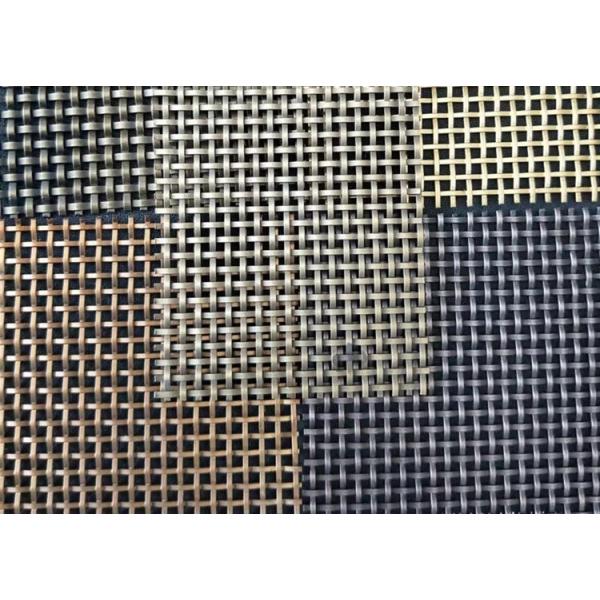 Multi Pattern Punching Net Metal Architectural Wire Mesh 0.6m-1.5m Width
