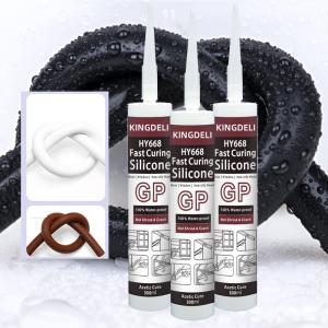 China 300ml General Purpose Acetic Silicone Sealant Clear For Gp Glass wholesale