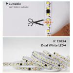 SMD2835 Single Color LED Strip Running Water Flowing With Touch Control ODM