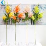 Flocked Branch Artificial Wedding Bouquet , Colorful Bride Holding Bouquet