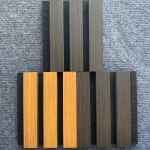 China Slat Veneer Wooden Perforated Acoustic Panels For Home Theater wholesale