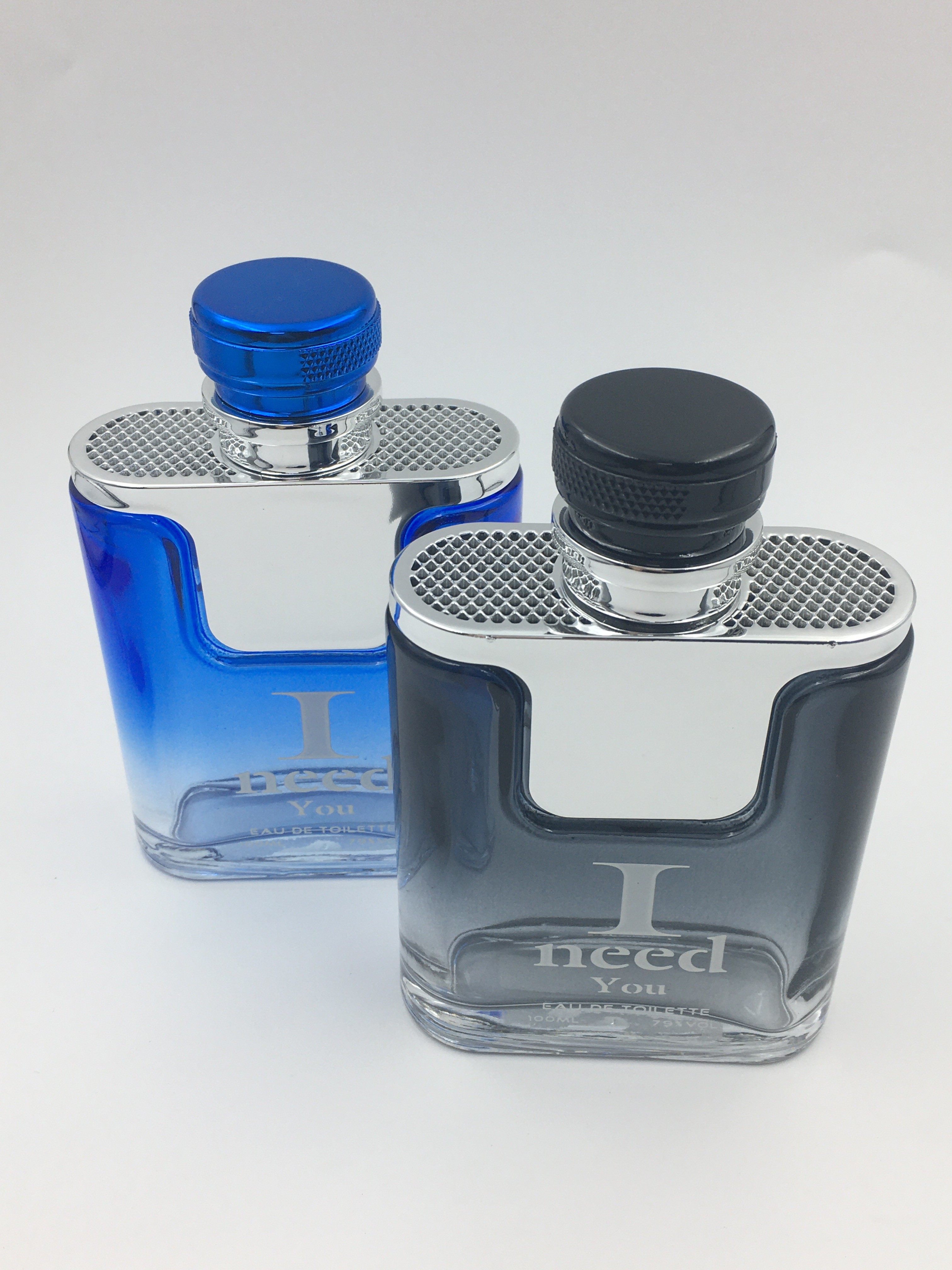 100ml Luxury Glass Perfume Bottle For Men Hot Stamping