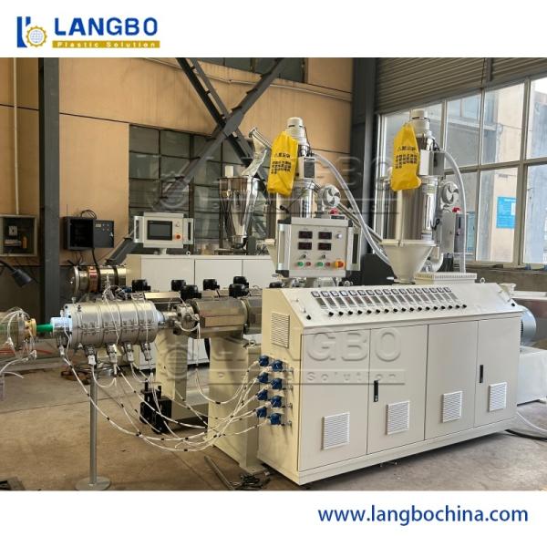 Full-automatic PPR HDPE PE Pipe Extrusion Line with 16-110mm Pipe Range
